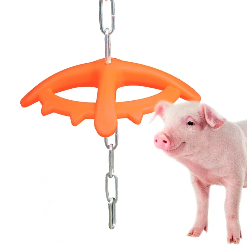 Animal piglet toys, edible plastic piglet toys, farm equipment, weaning piglet toys