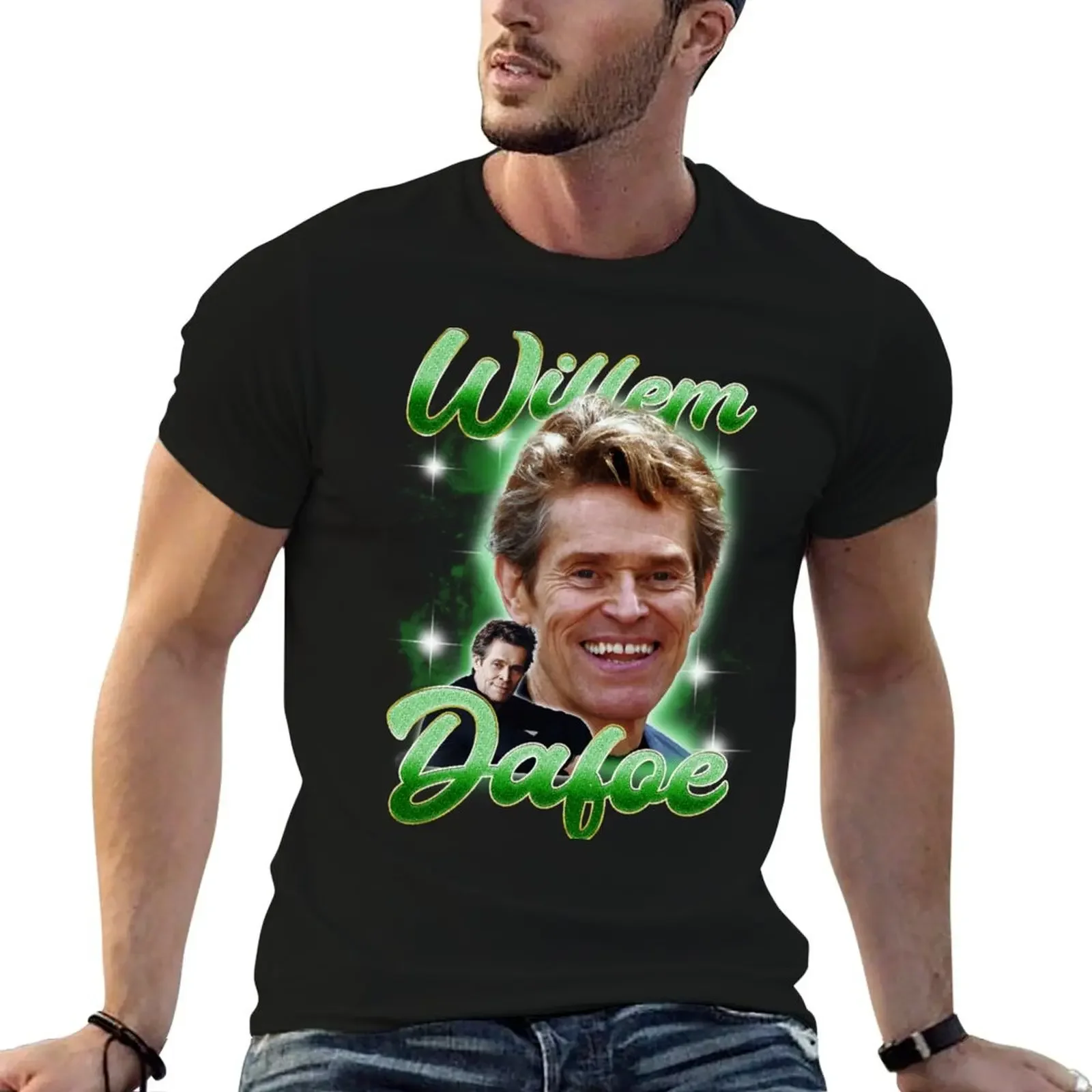 

Willem Dafoe (90s vintage bootleg design) T-Shirt cute clothes aesthetic clothes oversizeds blanks oversized t shirts for men