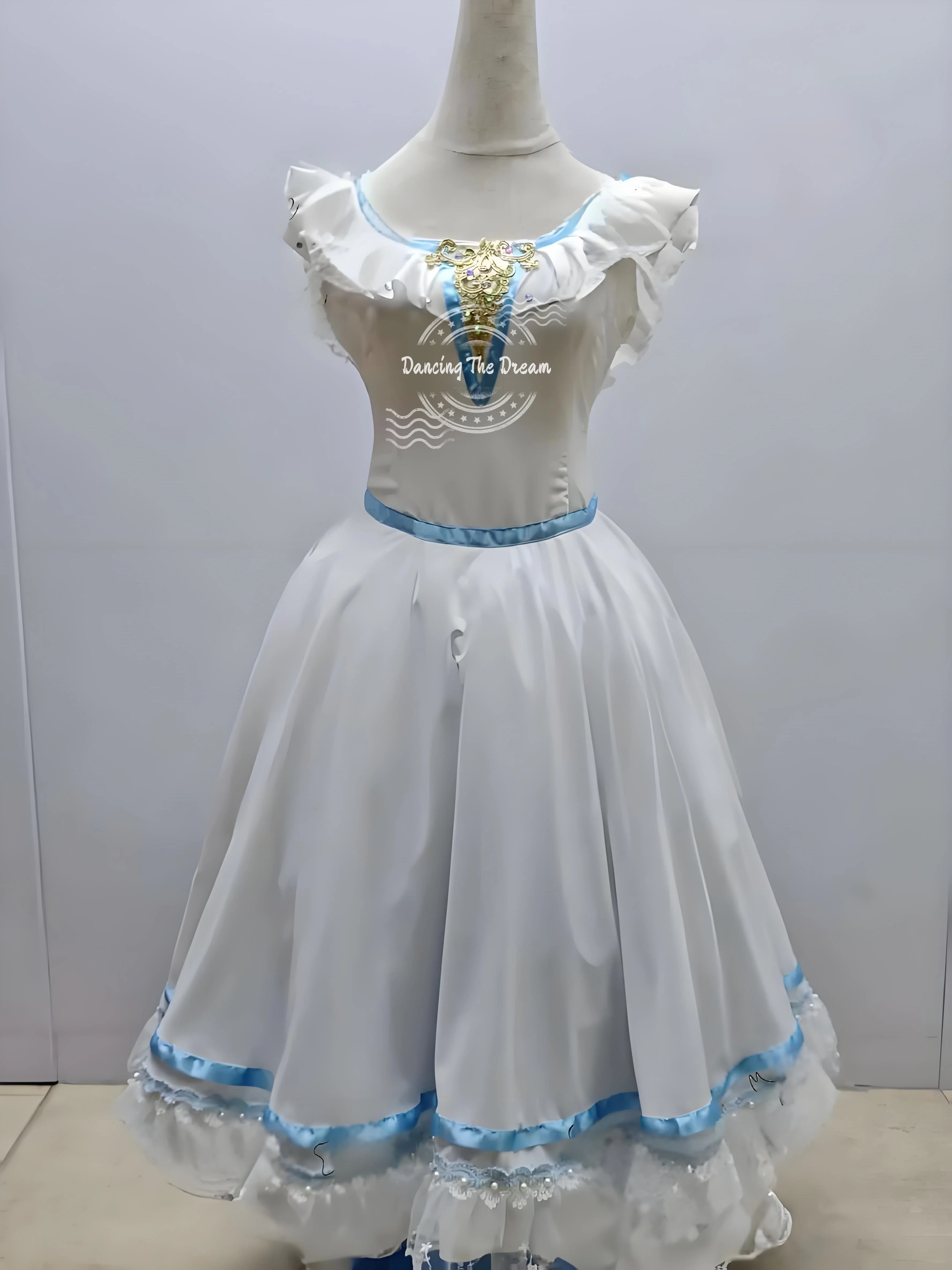 

Women's Chiffon Dance Skirt Skating Dress Ballet Cupid Costume Girls' Dancewear Elegant Soft Fabric Performance Dress