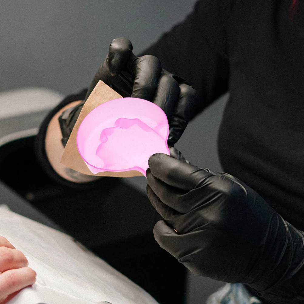 4 قطعة مجموعة صحون نقع الأظافر للتقليم والباديكير جل مزيل طلاء الأظافر أدوات سبا اليد تو إزالة الأظافر السلطانيات طبق