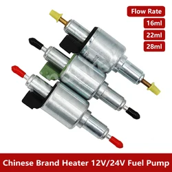 12v 24v 16ml 22ml 28ml grzałka pompa paliwa pompa dozująca impuls dla 1KW ~ 8KW chińska marka Diesel powietrzna nagrzewnica postojowa