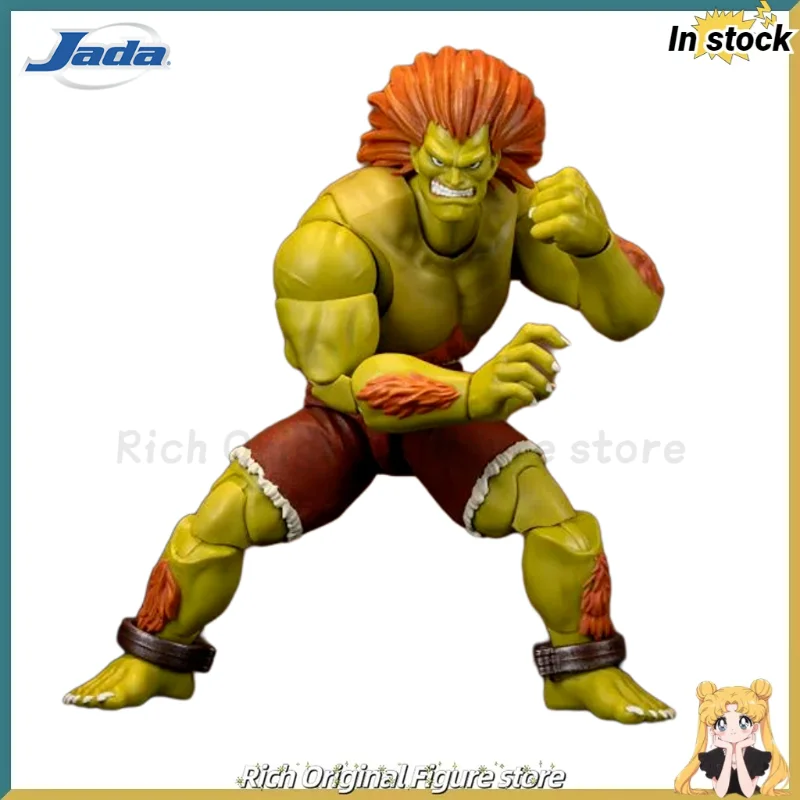 

【В наличии】 Оригинальный Jada Toys Street Fighter Blanka 2P Аниме 1/12 Фигурка Модель Игрушки Орнамент