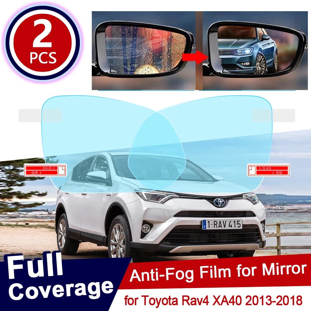Для Toyota Rav4 XA40 2013 ~ 2018 RAV 4 40 полное покрытие противотуманная пленка для зеркала заднего вида непромокаемая противотуманная пленка аксессуары 2014 2015