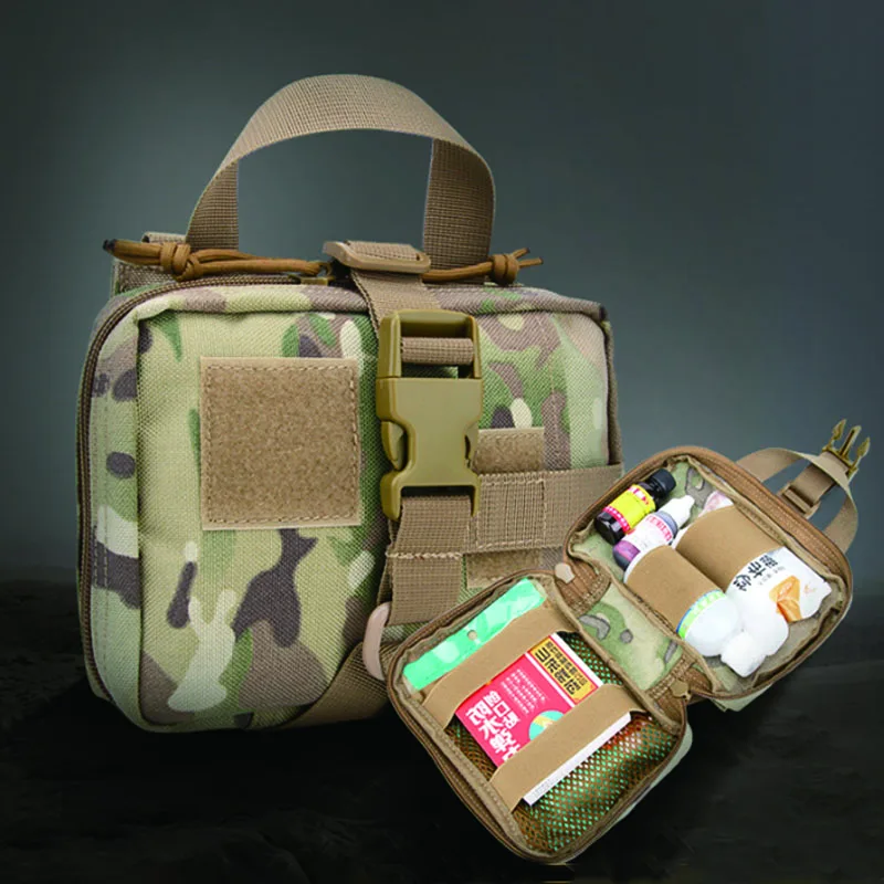 

Tactical portable first aid storage bag Survival First Aid Kit Molle medical bag EDC bag first aid tactical equipment