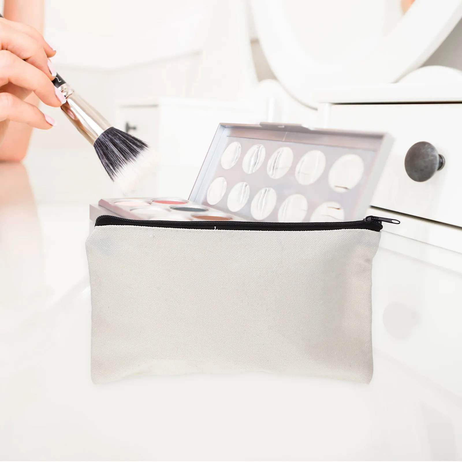 12pcs-blank-canvas-zipper-bag-diy-heat-transfer-sublimation-makeup-pouch-travel-toiletry-organizer-wash-bag-pencil-case