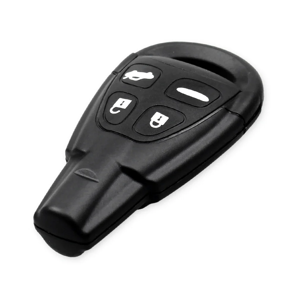 Dandkey Car Styling Case Smart Key Shell For SAAB 93 95 9-3 9-5 Button Keyless Entry 4 Buttons Remote Keys Shell Case