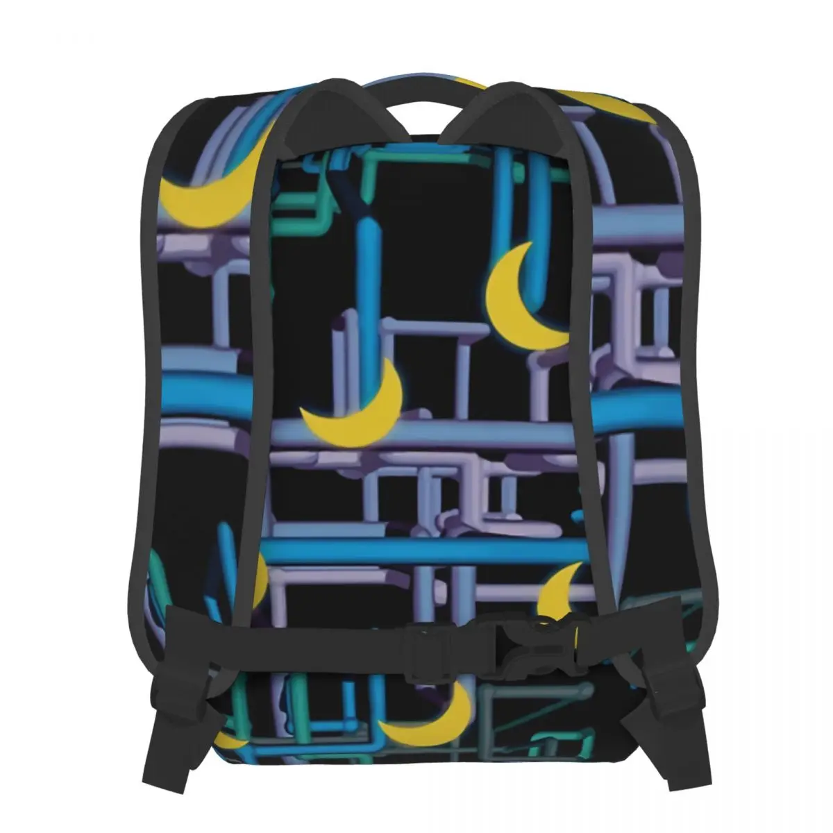 Dan Flashes Pattern Backpack for Girls Boys Travel Rucksack Daypack for Teenage School Laptop