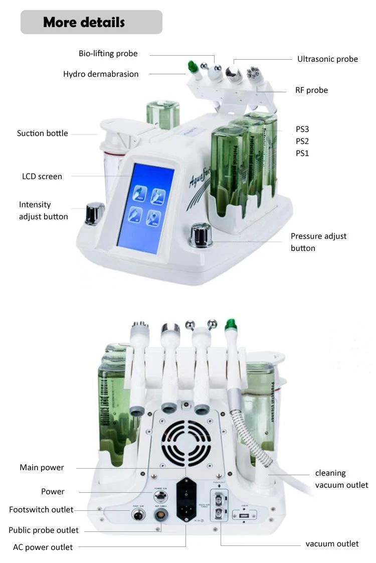 Korea aqua Dermabrasion Beauty Machine/ Aqua Peel Facial Machine