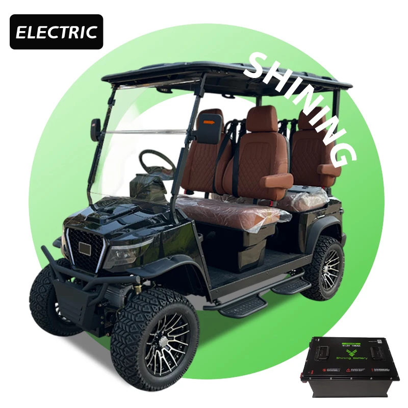 For Club Car EZGO 48V 72V 5KW 200Ah Lithium 4WD 4 Seater Electric Golf Cart Buggy Cargo Assembly