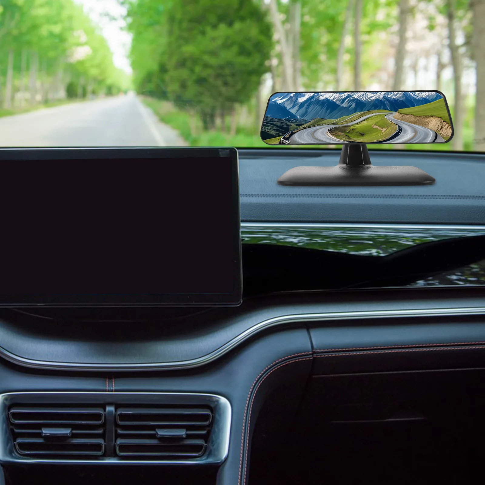 

Car Mirror Dash Cam Mount Holder Plastic Rear View Mirror Bracket Stable Dashcam Mount for Secure Recording Driving