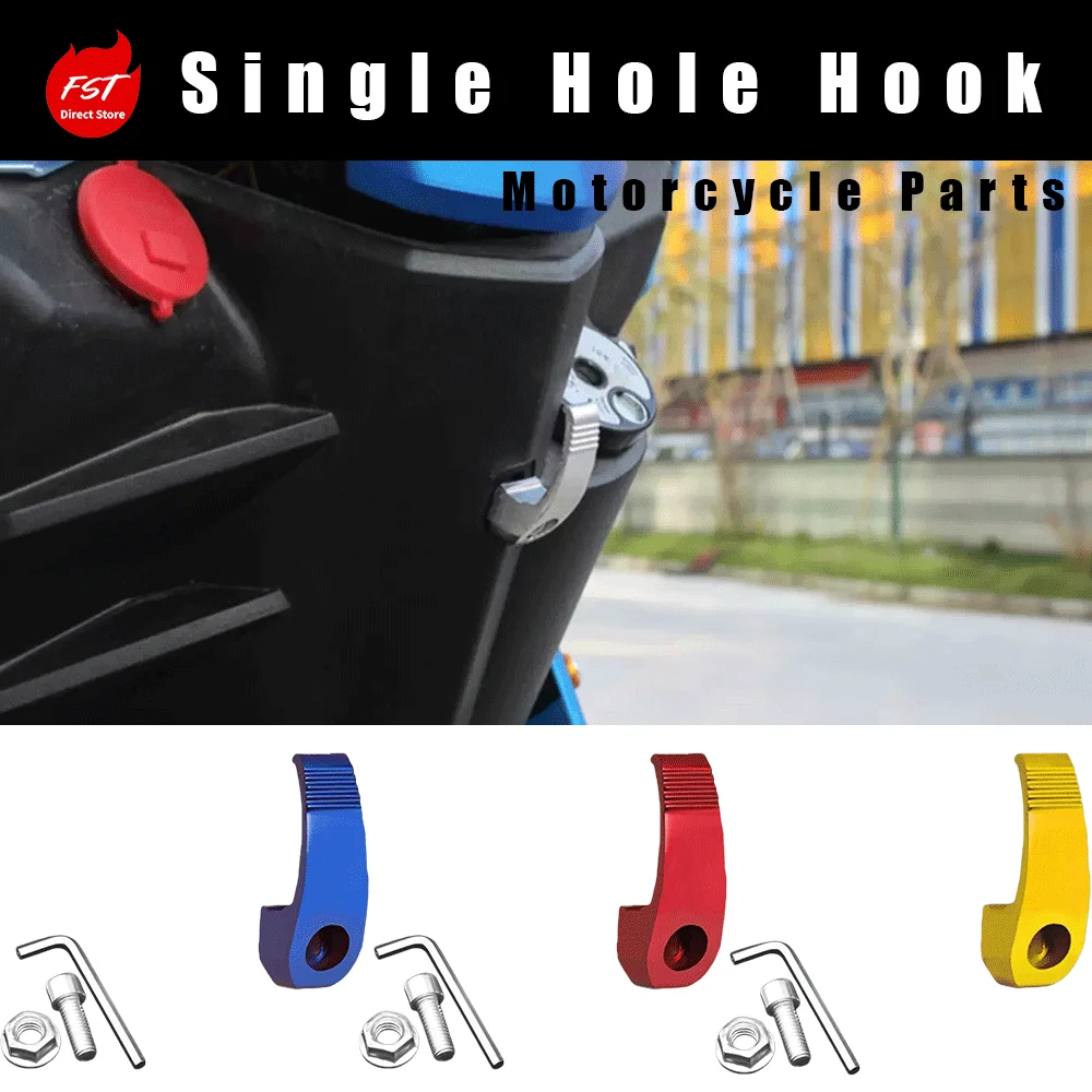 Aluminum Single Hole Hook for Motorcycle Modification