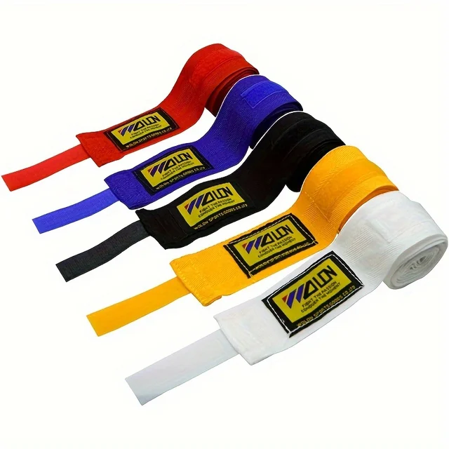2 sztuki 1.5/2/3/5M bandaże treningowe bokserskie bawełniane bandaże sportowe Sanda Kick Boxing Mma rękawiczki owija pas bokserski pasek sportowy