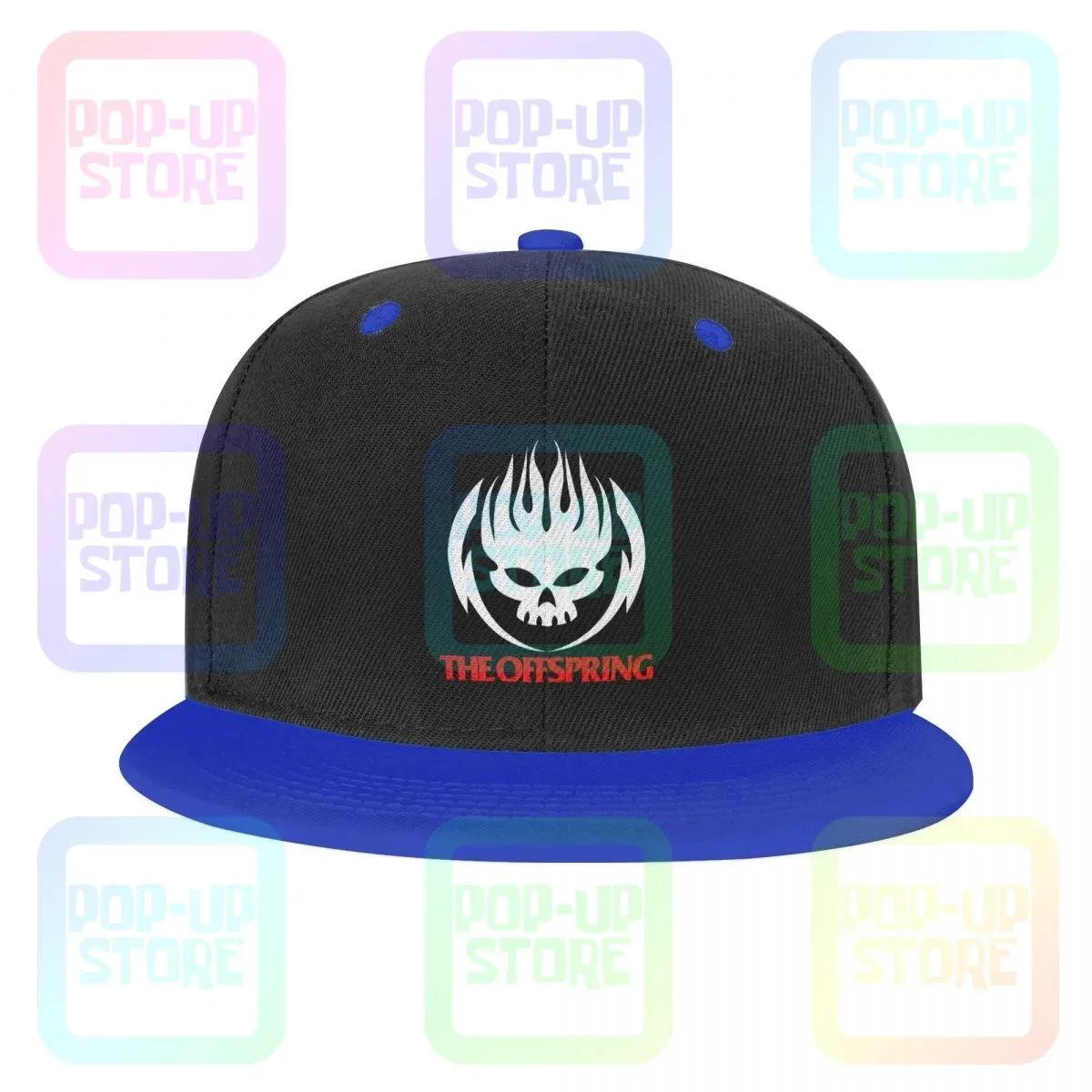 The Offspring Logo Rock Band Snapback Cap قبعات البيسبول الملونة الرجعية الربط الساخن بيع