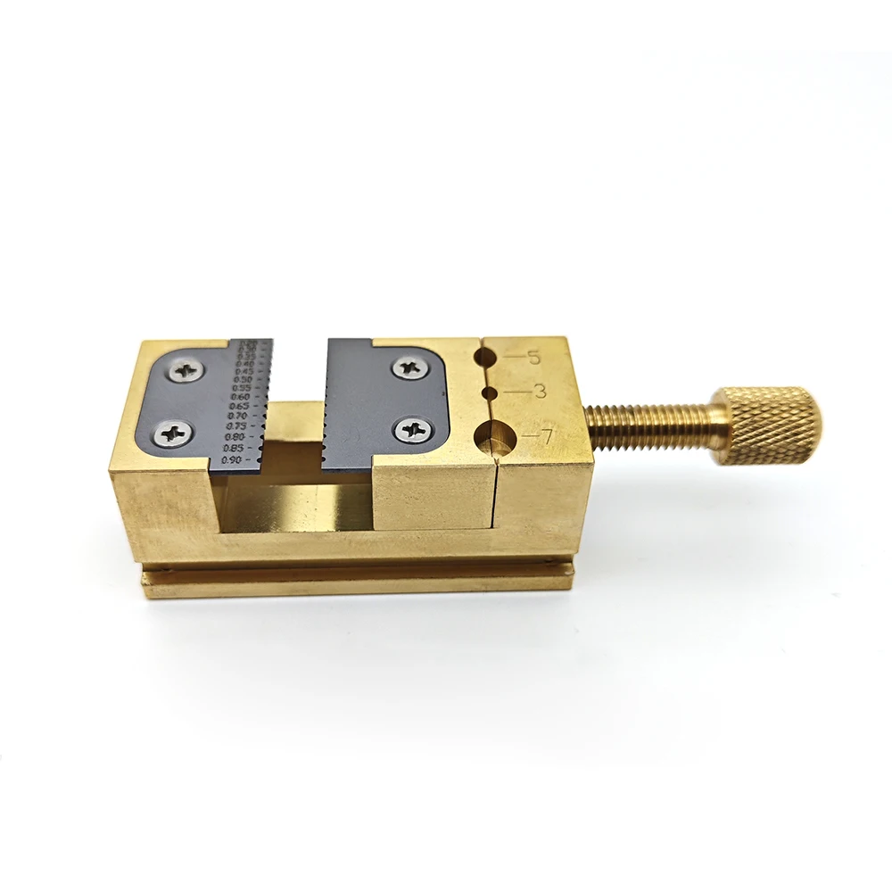Precision Watch Repair Desktop Fixed Seat  Pointer Table Vice Pointer Tube Clamp  Manual Vise Copper Watch Repair Tool