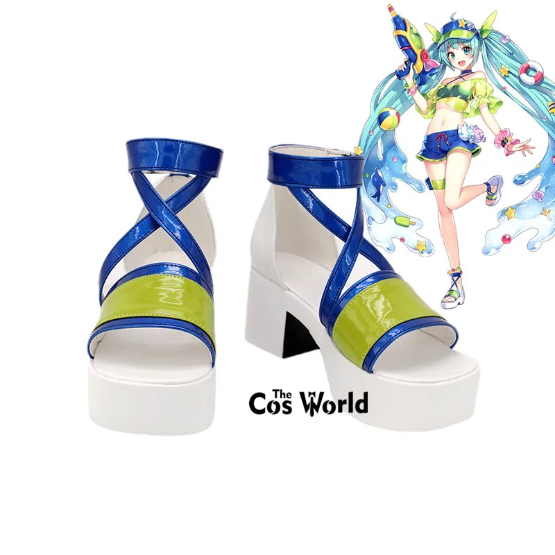 

Miku Splash Parade Anime Customize Cosplay Shoes