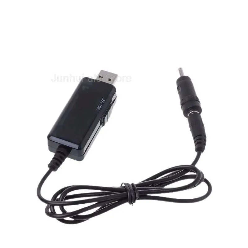 DC 5V to 9V 12V USB Boost Converter 3.5x1.35mm Adapter Cable Connecter Adjustable Voltage for Power Converter Charger Router E4
