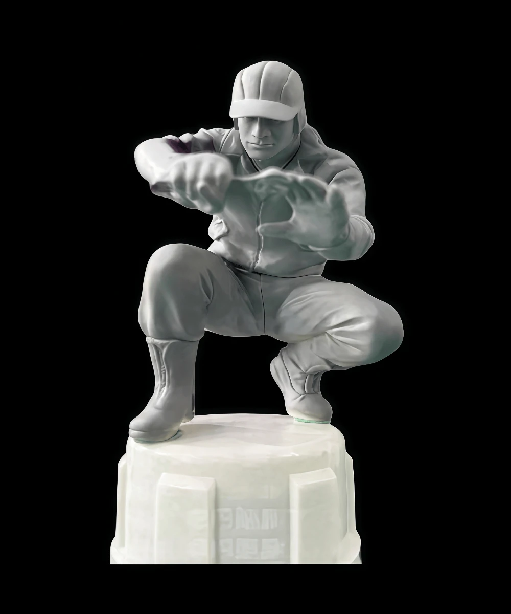 Комплект для сборки модели из литья смолы 1/20, GK, механический ремонтник, неокрашенный