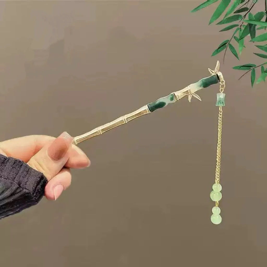 1/6pcs Elegant Chinese Style Tassel Hair Stick Traditional Floral Design Hairstyle Accessory Women Jewelry Hairpin Hairneedle image 4