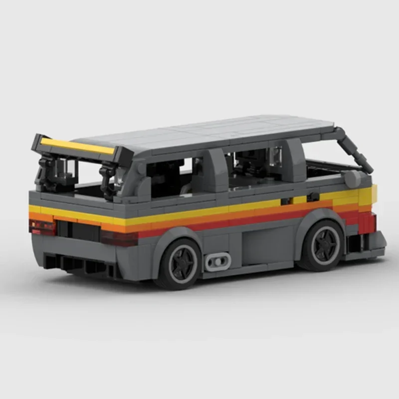 Model samochodu miejskiego Moc Building Bricks 1984 T3 Transporter GT1 Technologia samochodowa Modułowe klocki Prezenty Świąteczne Zabawki Zestawy DIY Montaż