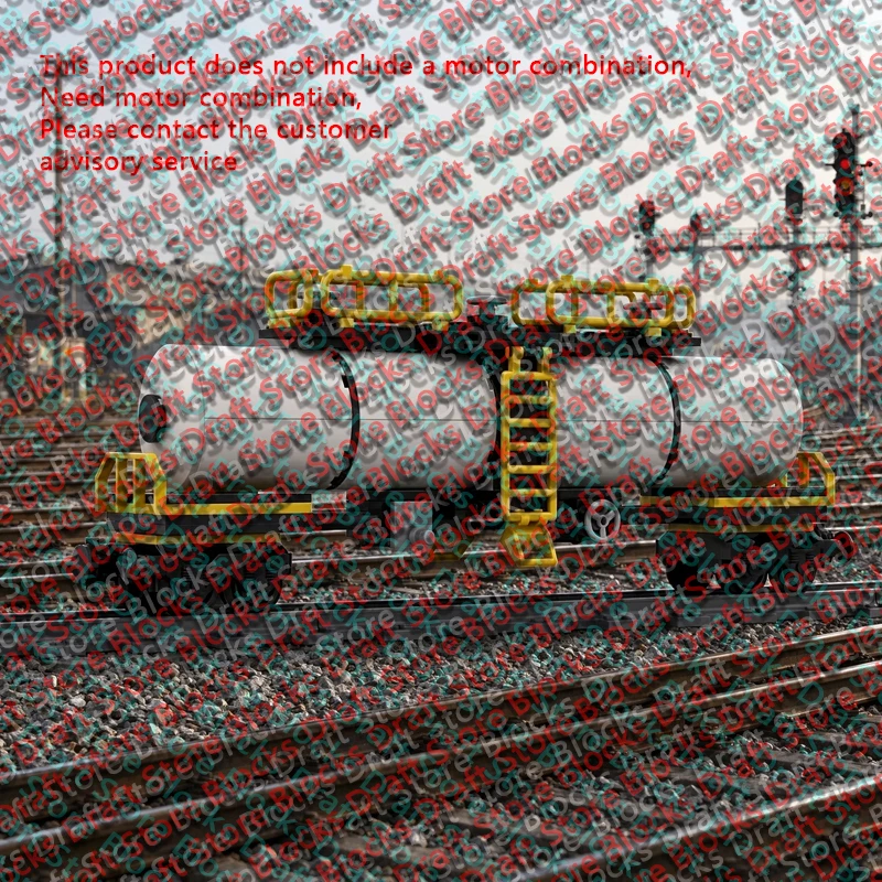QWERT City Car Model MOC Building Bricks Fuel Tank Wagon Modular Technology Holiday Gifts Assemble Toys Suit Ideal Gift