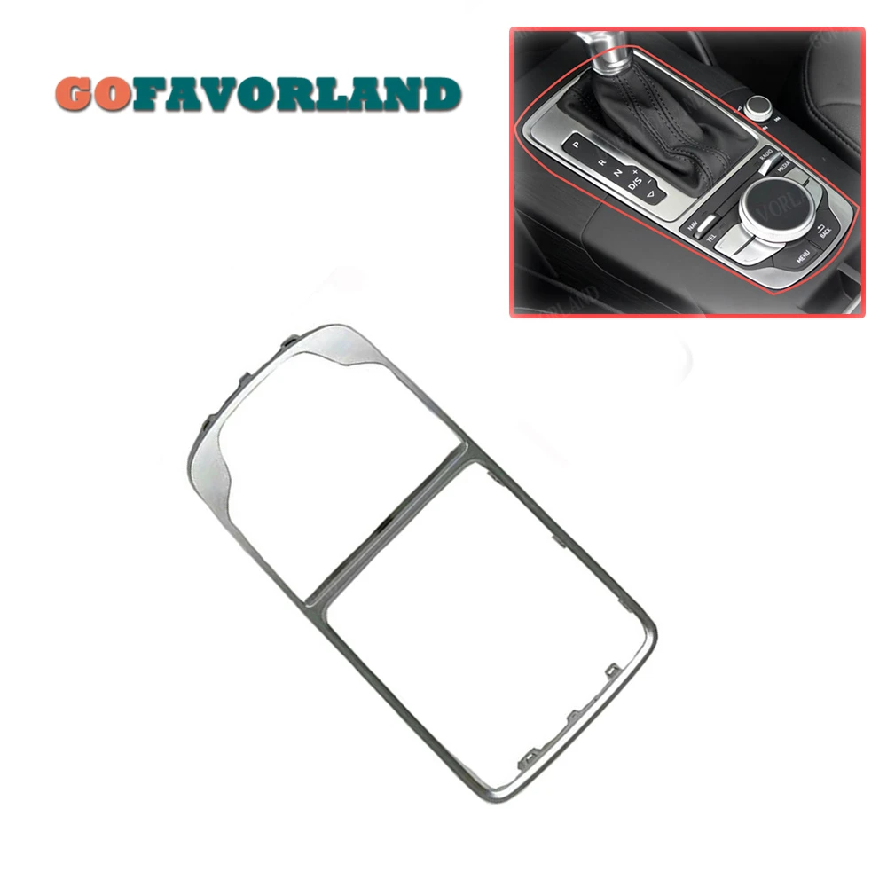 

Front MMI Console Frame Chrome Trim Cover 8V0864260A For Audi A3 2013-2020 S3 RS 2016-2017