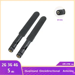 Dual-band 4G LTE Antenna 5dBi RP-SMA External Router Antena WiFi 3G Antenna For Huawei Modem Router 4G Wireless Modem Repeater