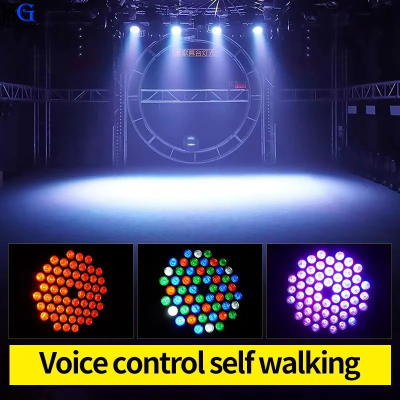 Wysokiej jakości kontroler DMX do oświetlenia parowego 54*3W, oświetlenie wypełniające LED Full Color na wesela, oświetlenie sceniczne, oświetlenie ambientowe do barów, klubów, KTV