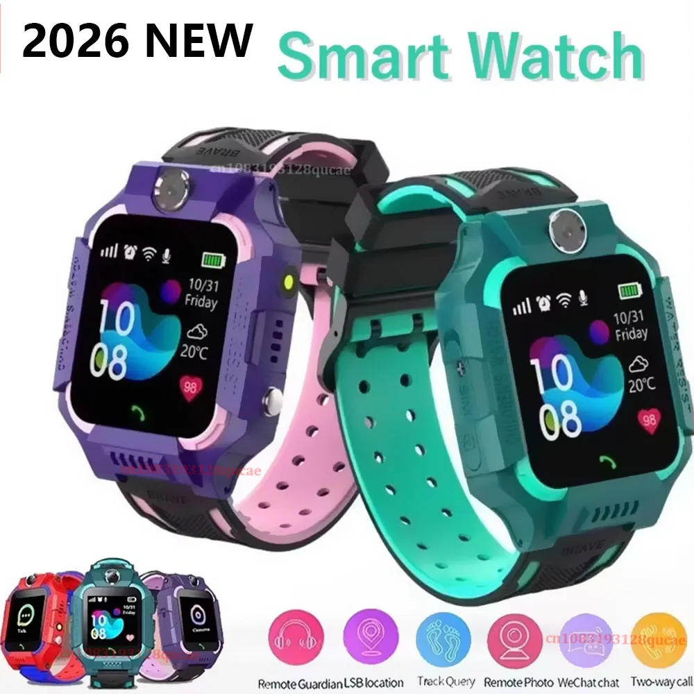 IP68 Waterproof Smart Watch for Children with LED Light