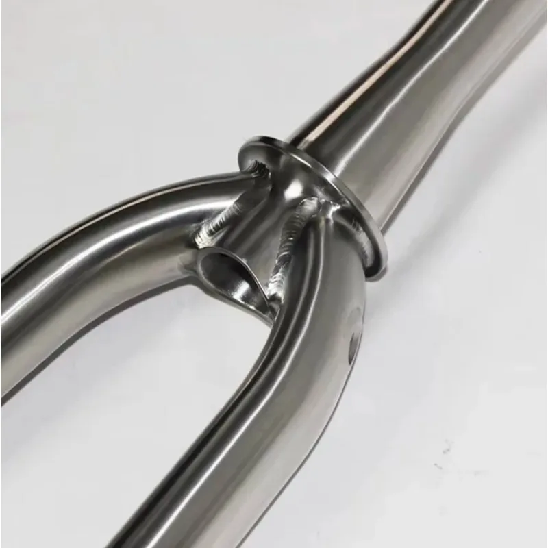 Titanium Bike Fork for Gravel and Road Bike, Thru Axle