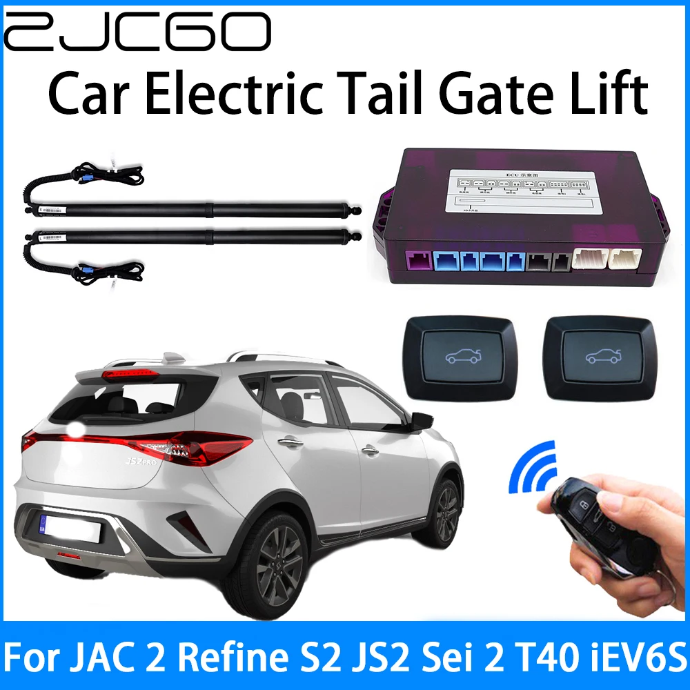 ZJCGO Power Trunk Electric Suction Tailgate Intelligent Tail Gate Lift Strut For JAC 2 Refine S2 JS2 Sei 2 T40 iEV6S 2015~2024