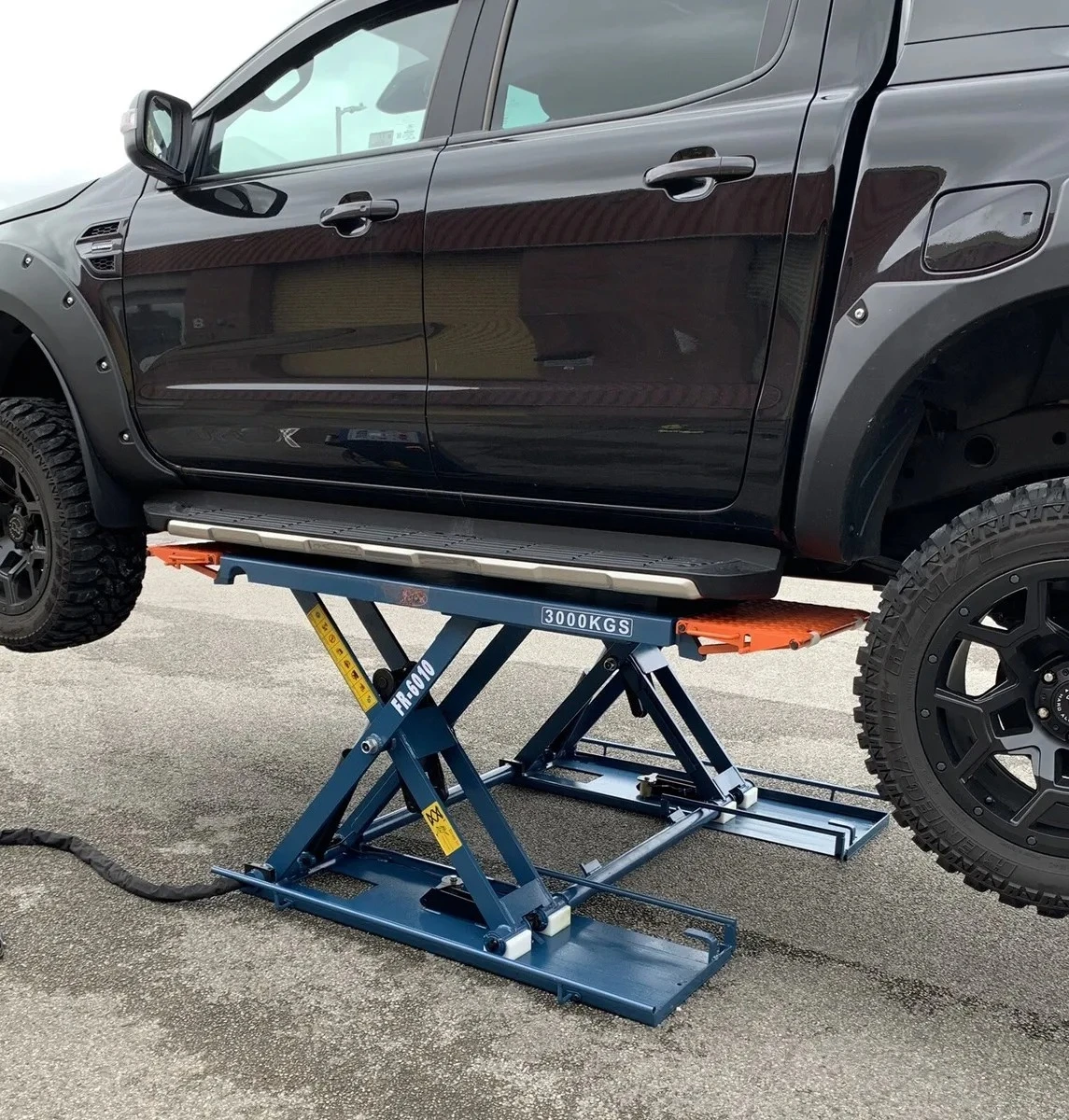 

100% FAST SELLING Lift 4 Tons Child And Mother Scissor Car Lift No Digging Pit Floor Heating Auto Repair And Maintenance Equipme