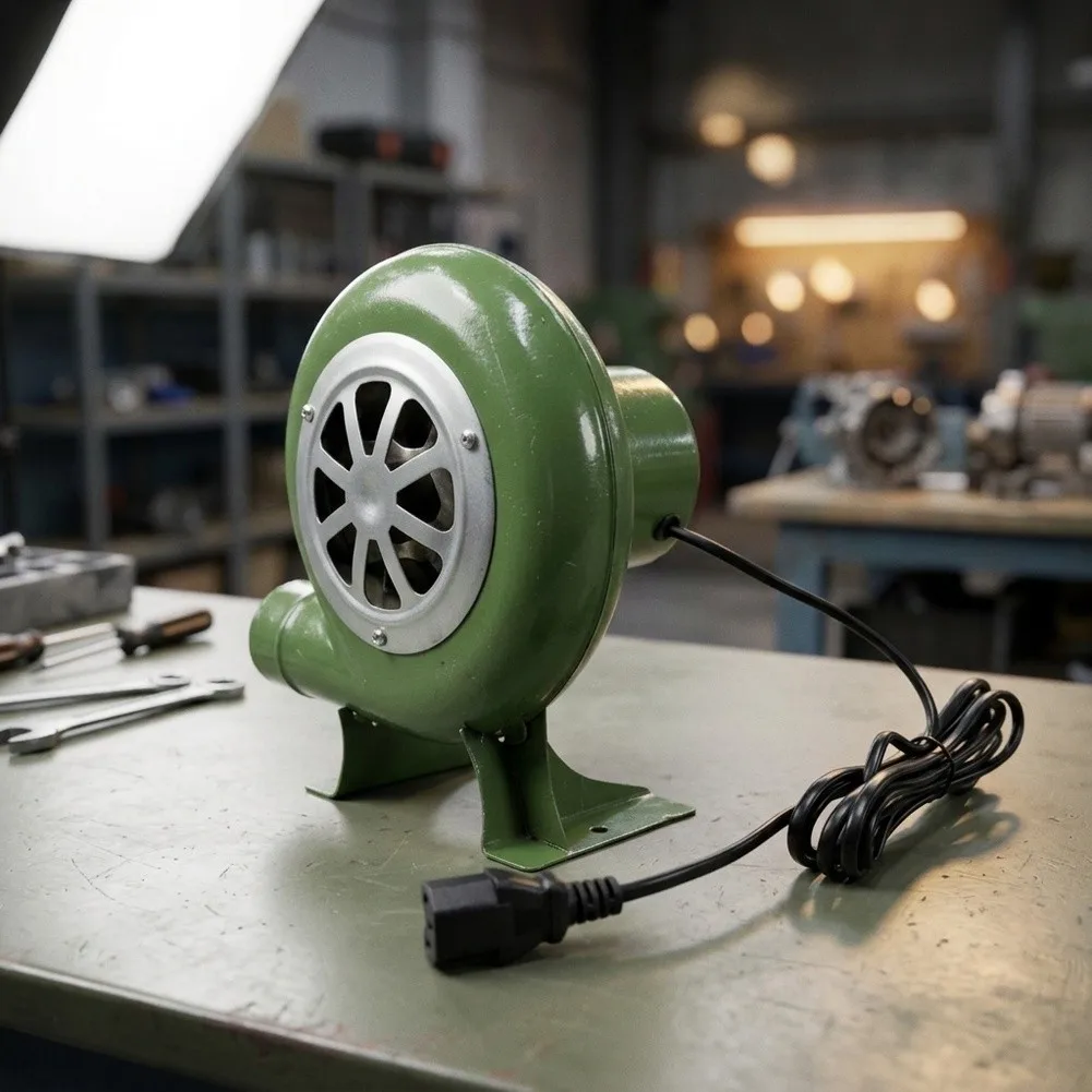 48V Electric Blower Fan BBQ Fan Electric Vehicle Charging Port Blower Outdoor Travel Stove Combustion Aid -Speed Adapter