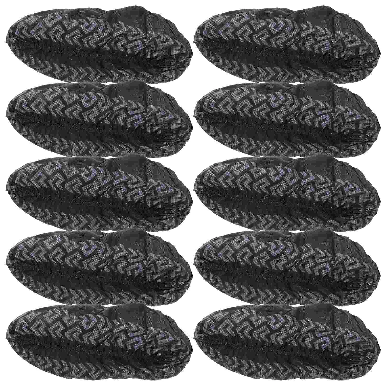 100 Pcs Shoe Cover Protector Covers Boot Waterproof Non-woven Fabric Coverings Guards Shoes