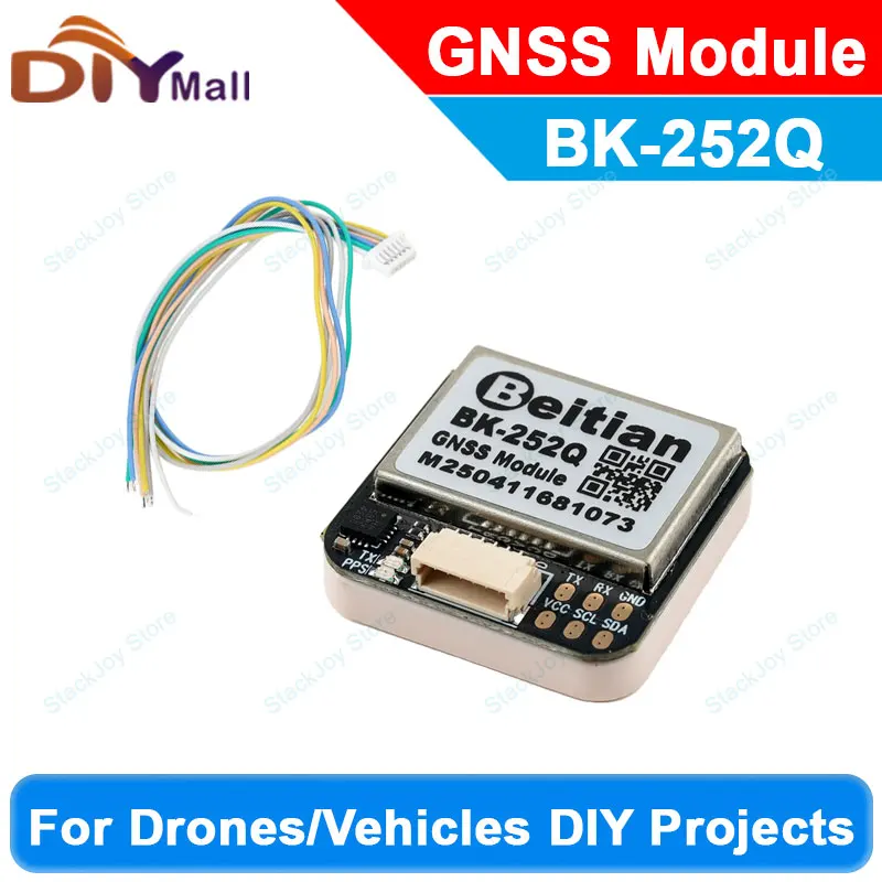 Beitian BK-252Q GNSS وحدة QMC5883 البوصلة M9140 رقاقة GPS/GLONASS/BDS/Galileo1.5m CEP للطائرات بدون طيار/المركبات DIY المشاريع #1