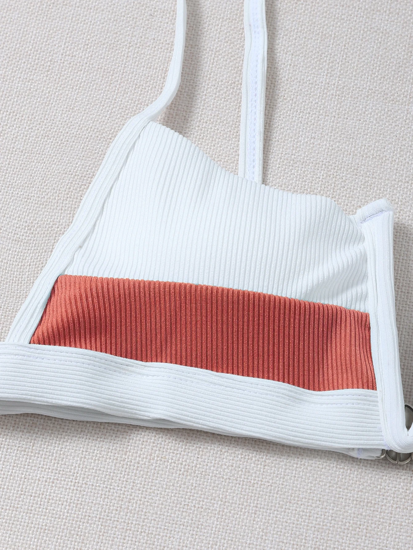 3 Pcs/Set Bikini Set Sexy Bikinis 2024 Bathing Suit Solid Color Halter Neck Strap Thong Women Swimsuit Set for Beach Swimwear