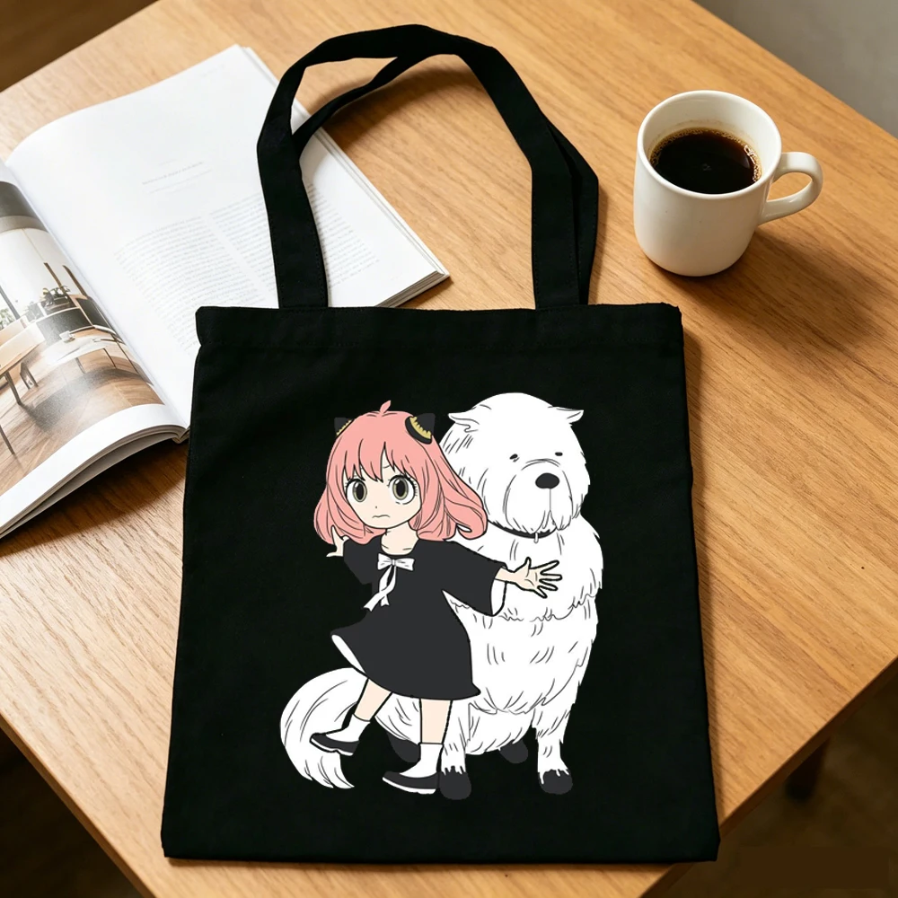 Women X Bags - スパイ×ファミリー トートバッグ グロッピーバッグ 布製バッグ 再利用可能なトートバッグ 女性用