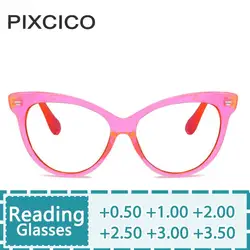 R56436 Retro Cat Eye Reading Glasses for Women Presbyopic Glasses Oversized Cat Eye Trend Optical Computer Transparent Glasses