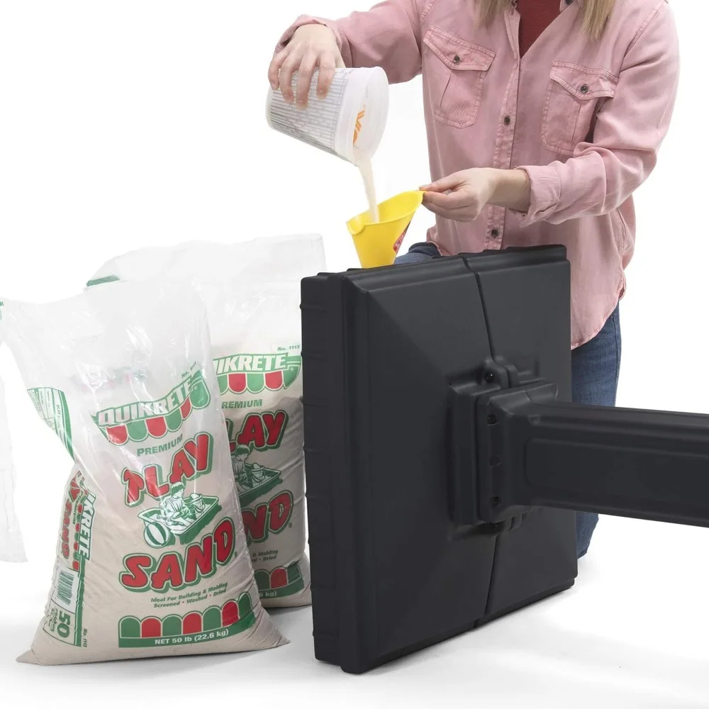 American Home 42002R-04 Dig-Free Easy Up Classic Mailbox – Schwarz