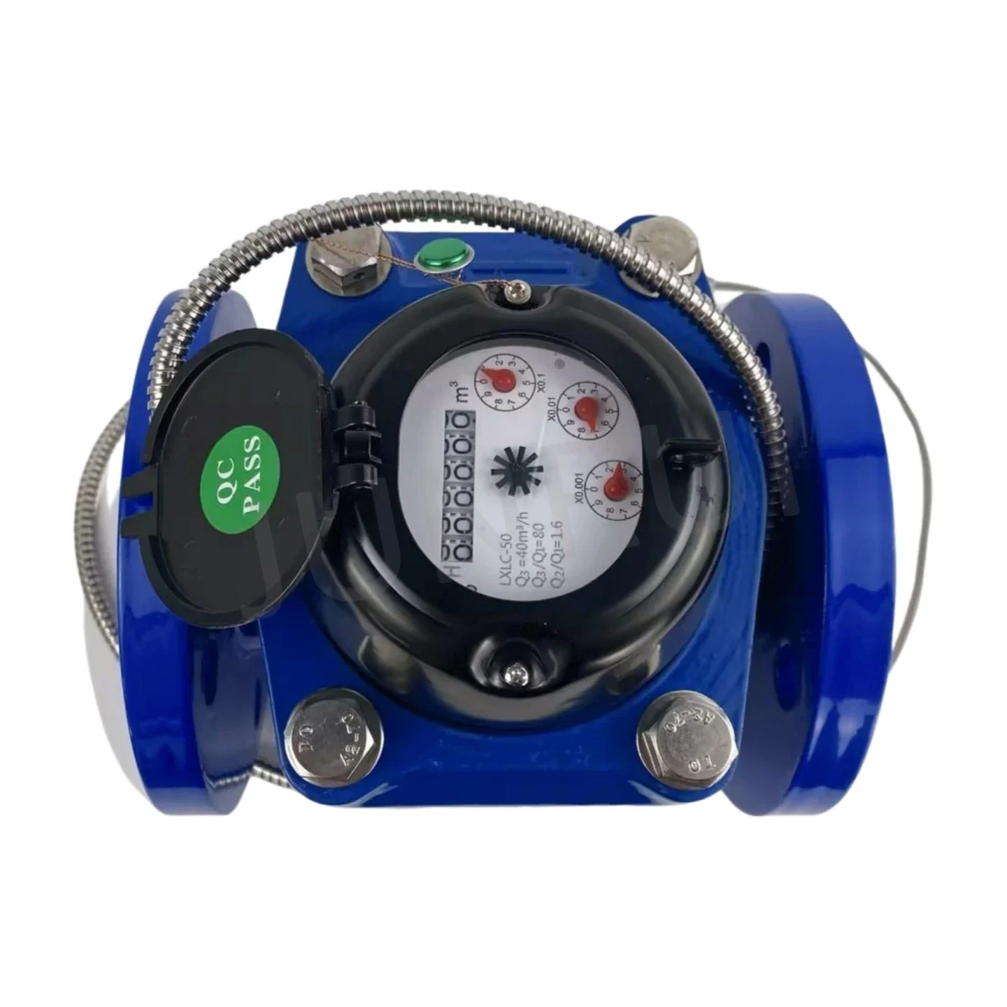 2 Inch Digital Woltman Pulse Water Meter Cast Iron Cold Water Meter with IP68 Protection Class DN50mm