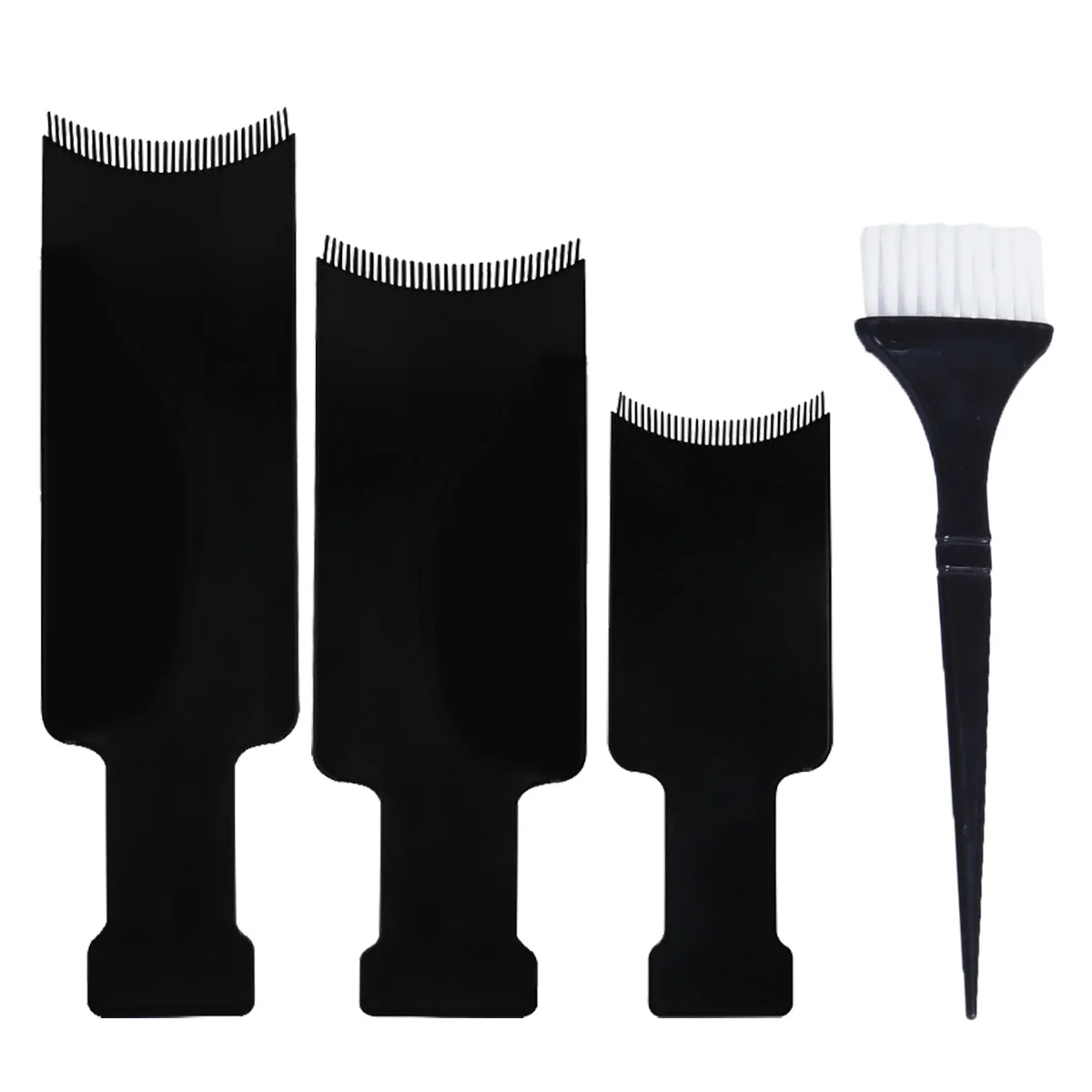 

4pcs Salon Hair Dyeing Set - Soft Hair Dyeing Brush,Multiple Sizes Palette,for Hair Salon Use Special for real hair wigs