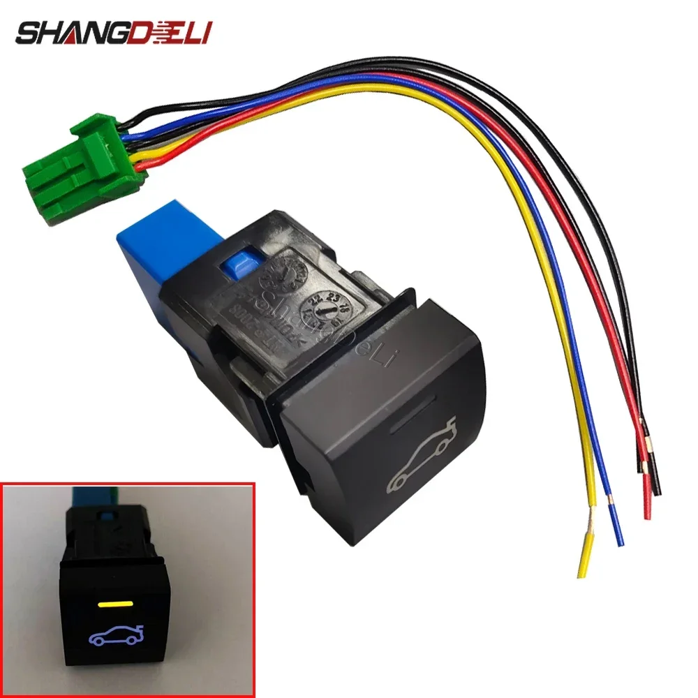 

Car Trunk Switch Button Rear Tailgate Switch with Connection Wire for Toyota Camry 2018 for Avalon Rav4 2019 2020