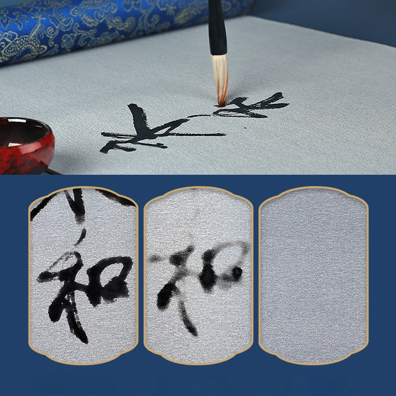 Water Writing Cloth Chinese Calligraphy Painting Supplies Thickened Scroll Rice Character Grid for Beginner Brush Calligraphy