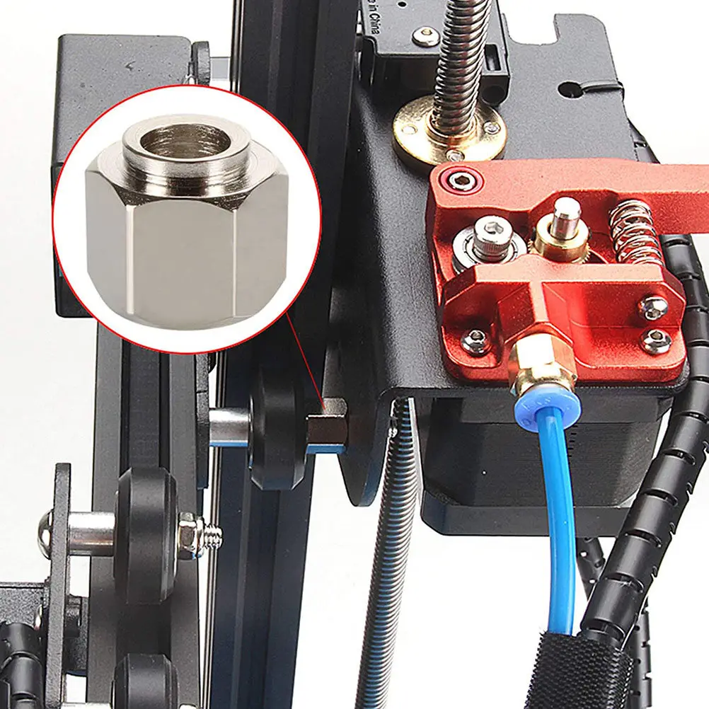 

12Pcs 3D Printing Parts Stainless Steel Silver Eccentric Nuts Spacers for V Wheels Aluminum Extrusion Perfect Fit High