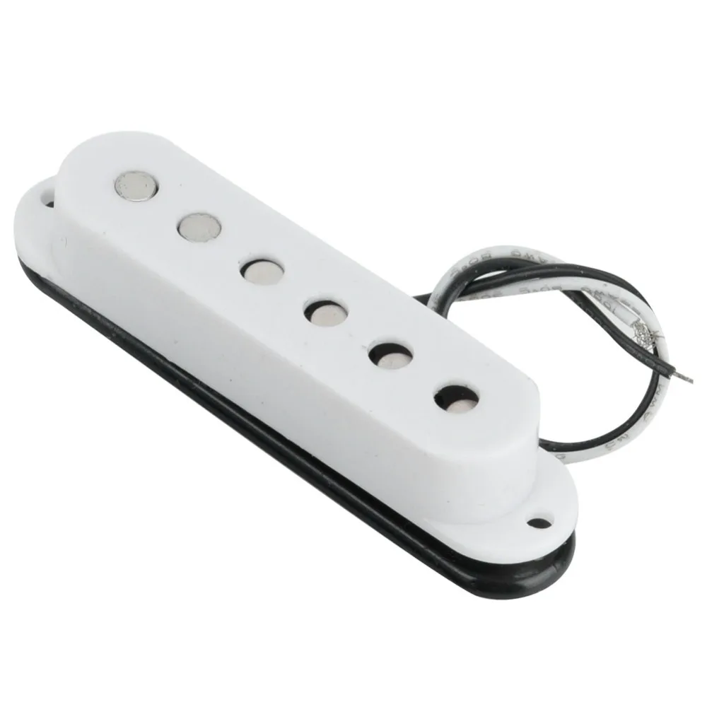 3Pcs ​SSS Configuration​ Pickup Set​ ​Guitar Pickup Replacement​ ​Noiseless​ ​Single Coil Pickups Set​ ​White