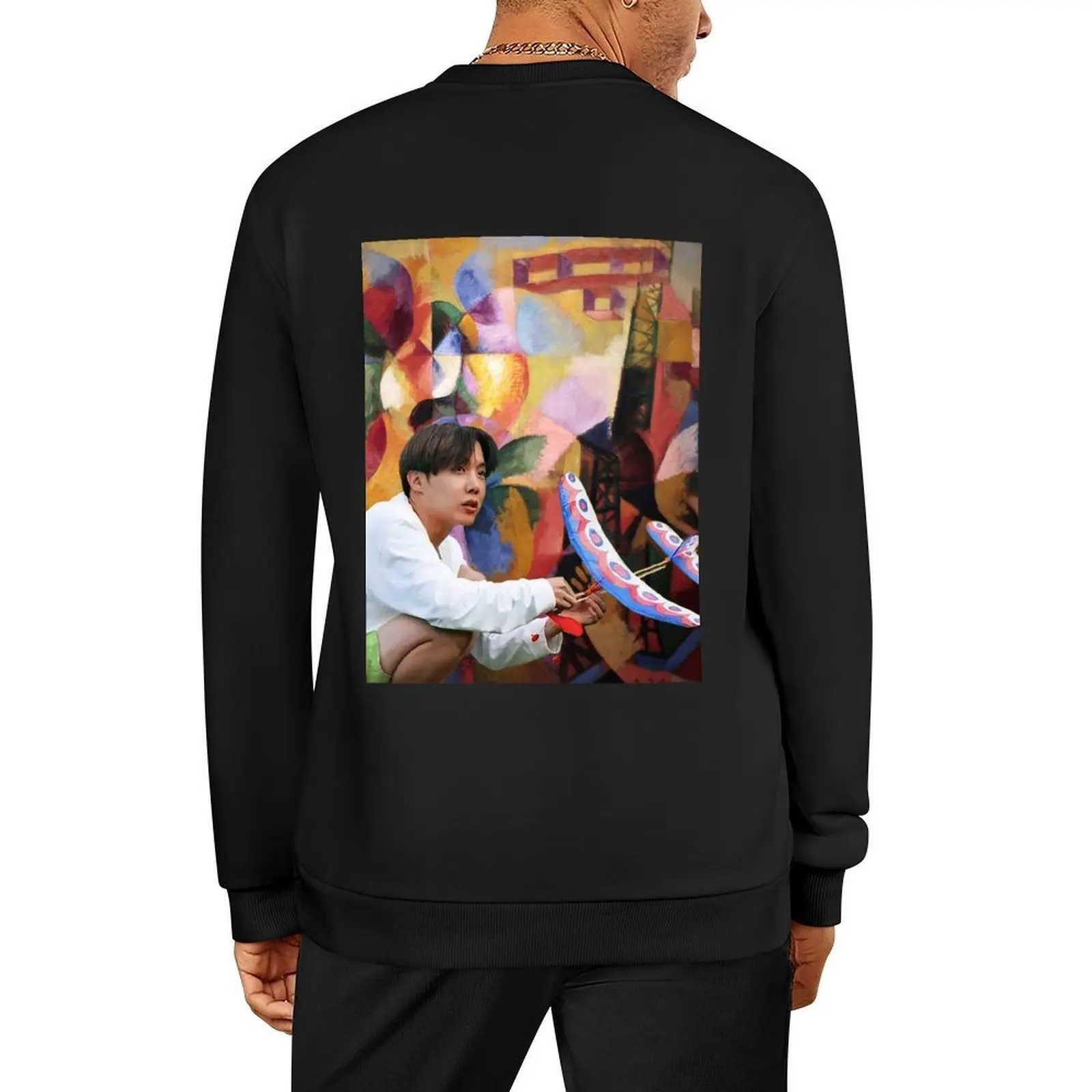 

Hobi, Tower, Airplane Pullover graphic t shirts men autumn new products clothes for men men wear sports sweatshirt man