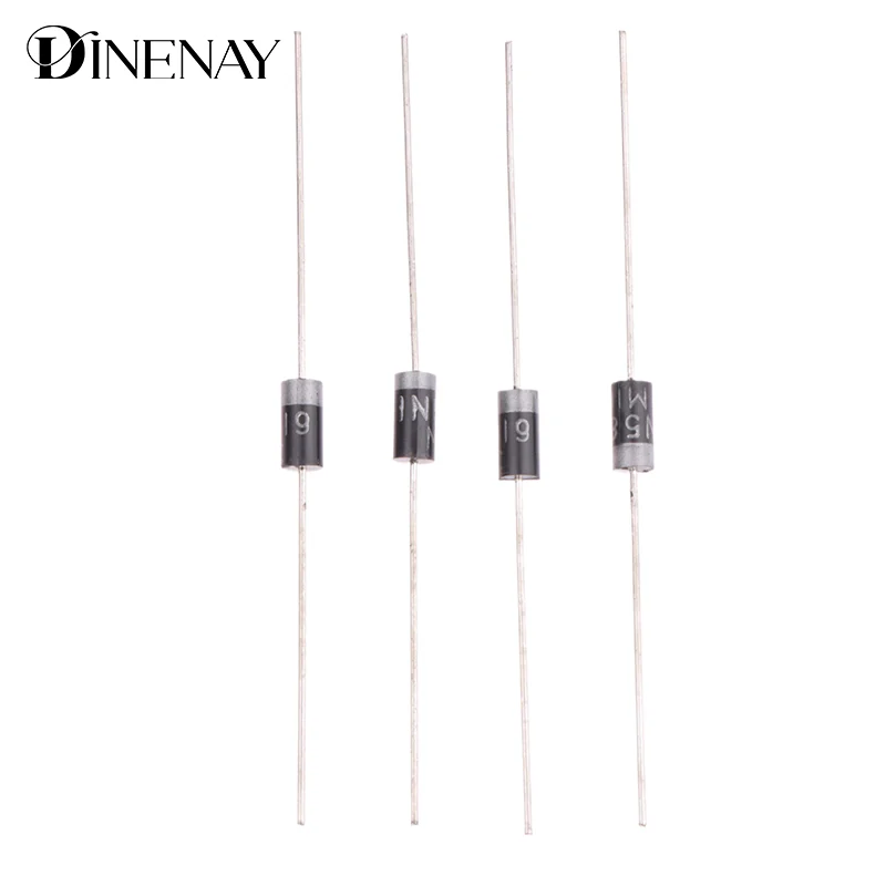 50Pcs Schottky Rectifier Diodes 1N5817 1N5819 Direct Insertion Schottky Diodes DO-41 1A 20V-40V IN5817 IN5819