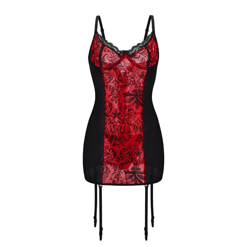 S-6XL Hot Sale Red Overbust Sexy Corset Dress Women Sexy Top Lace Up Corset Tight-fitting Mini Dress