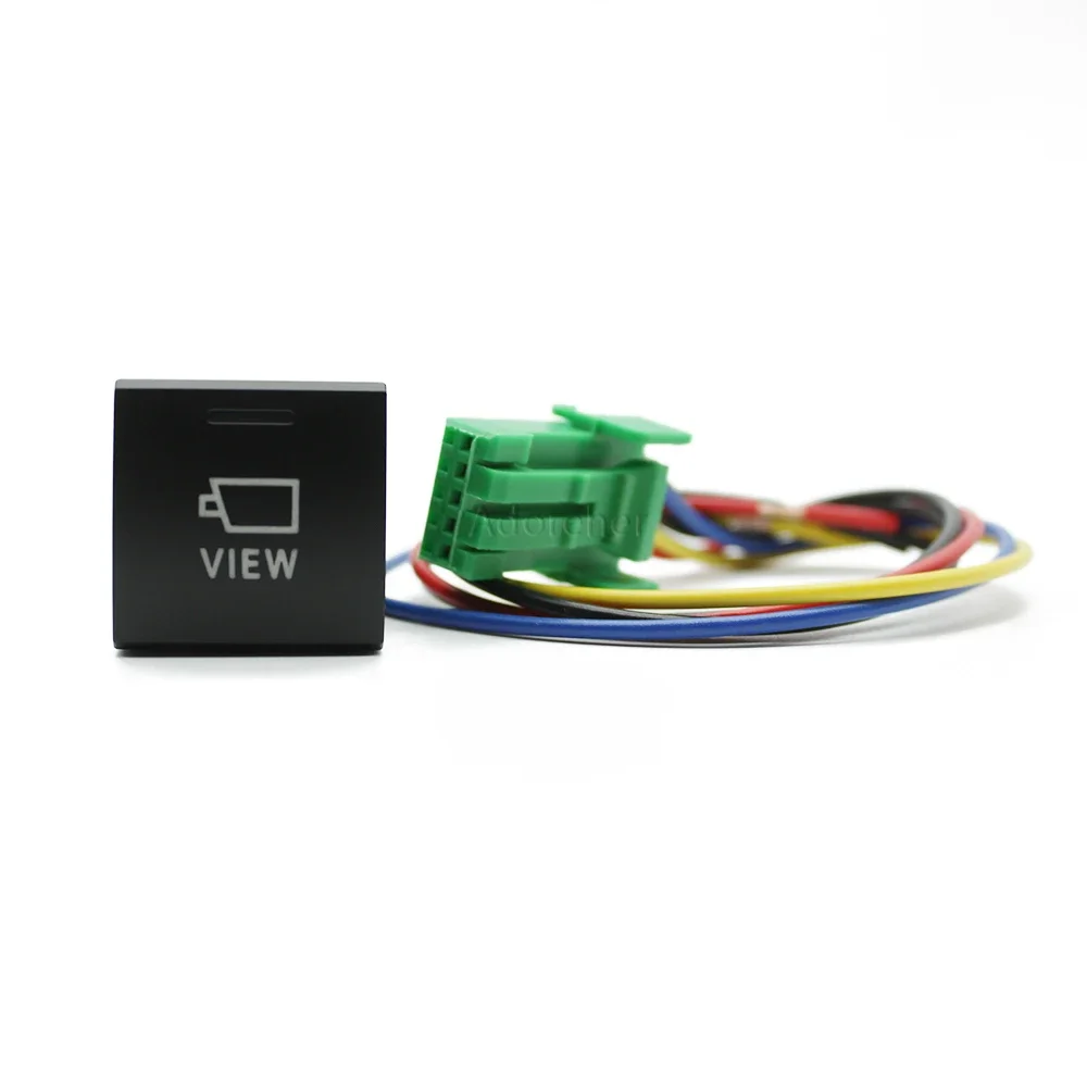 Car illuminate LED Light Camera View Switch Control Button For Toyota Camry Altis Hilux LC300 2018 Rav4 Prado 150 accessories