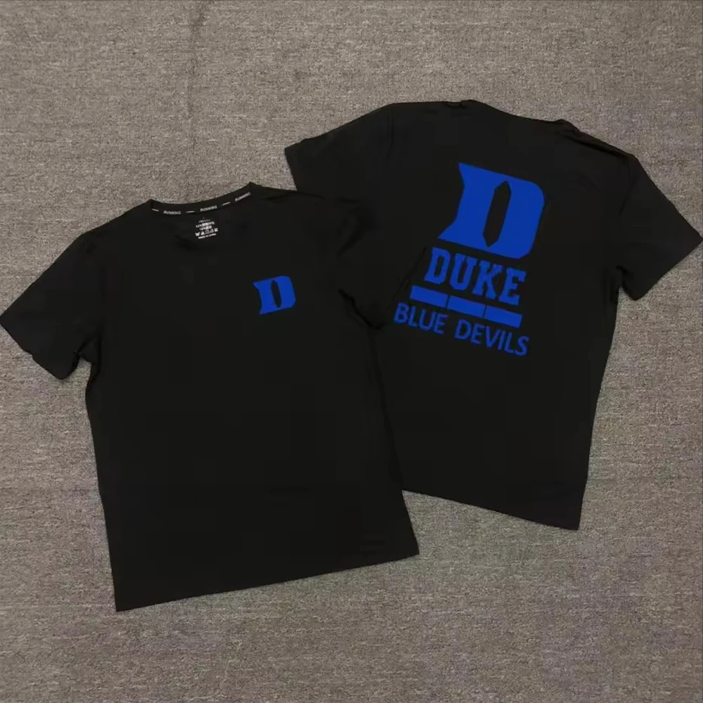 North America Limited Duke North Carolina University Basketball Mens Clothes Men Clothing short sleeve Round Neck T-shirt 33537 image 3