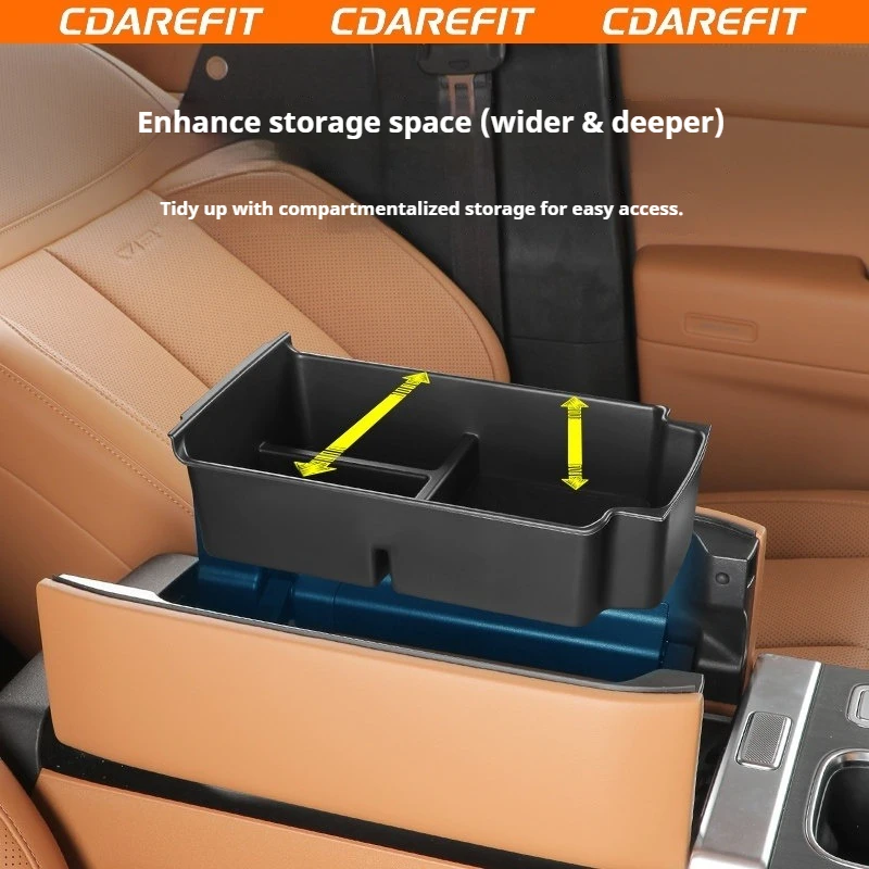 Für Chery ICAR V27 Auto-Armlehnenbox Erweiterbare Aufbewahrungsbox Mittelkonsole Armlehnen-Aufbewahrungsfach Modifikationszubehör – Detail 3